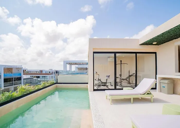 Chic And Elegant Escape In Apartment Tulum
